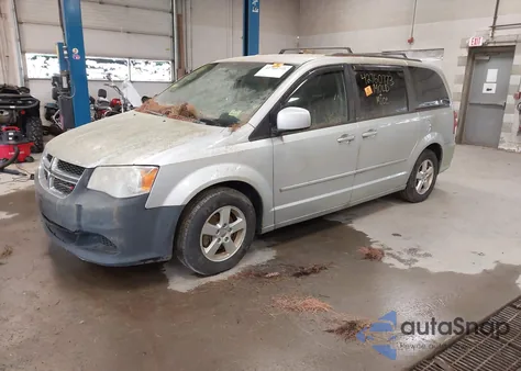 2012 Dodge Grand Caravan Sxt из США, поврежденный, VIN 2C4RDGCG7CR342049